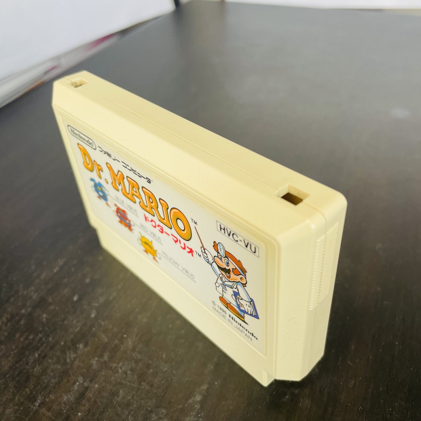 Dr. Mario Nintendo Famicom 1990 Japanese Version HVC-VU Puzzle Retro Games
