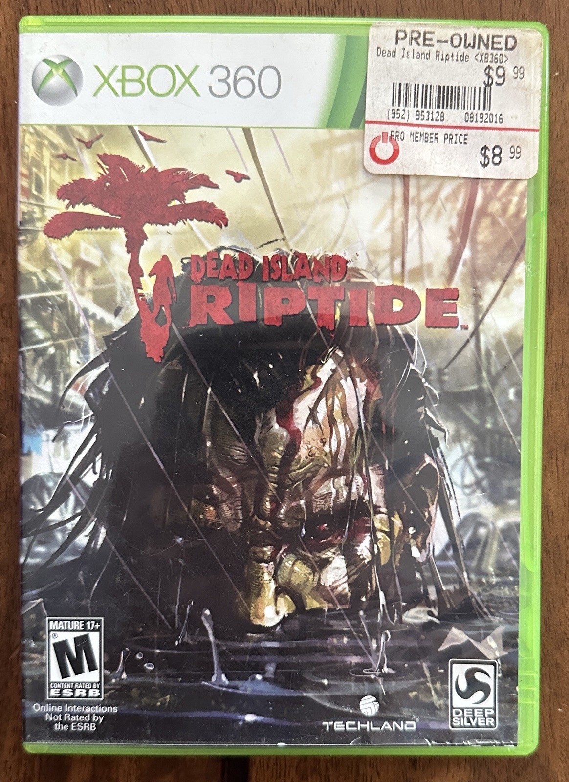 Dead Island Riptide ( Microsoft Xbox 360 ) Near Mint Disc – Tested