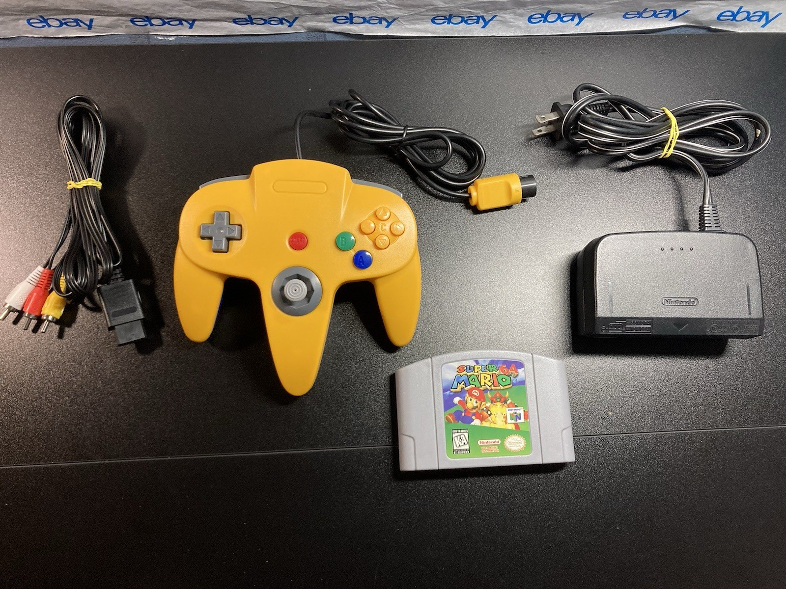Nintendo 64 N64 Console + Super Mario 64+Controller+Cords