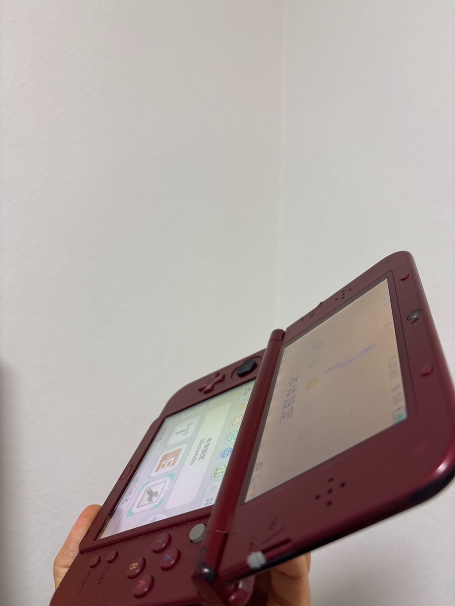 New 3DS LL XL Metalic red Japan Nintendo Console region Japanese B57