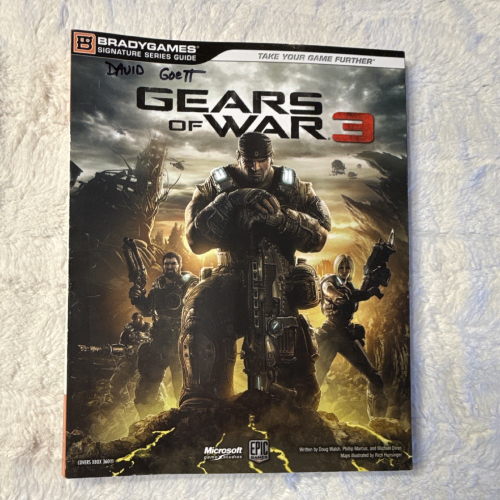 BradyGames Gears of War 3 Strategy Guide Comprehensive Maps Multiplayer Training