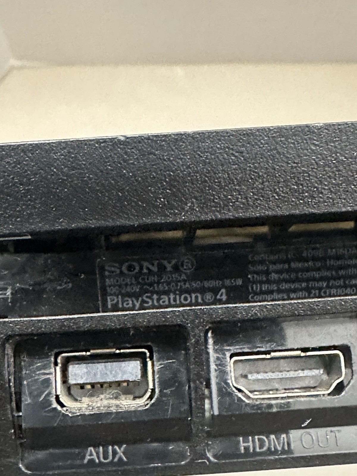 Sony PlayStation 4 PS4 Slim CUH-2015A 500GB Black Console Only – Tested W/ Games