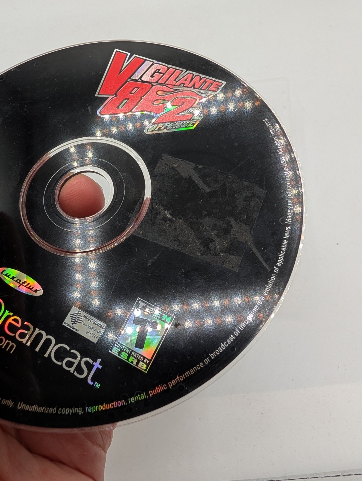 Vigilante 8: 2nd Offense (Sega Dreamcast, 1999) Disc only Tested Working