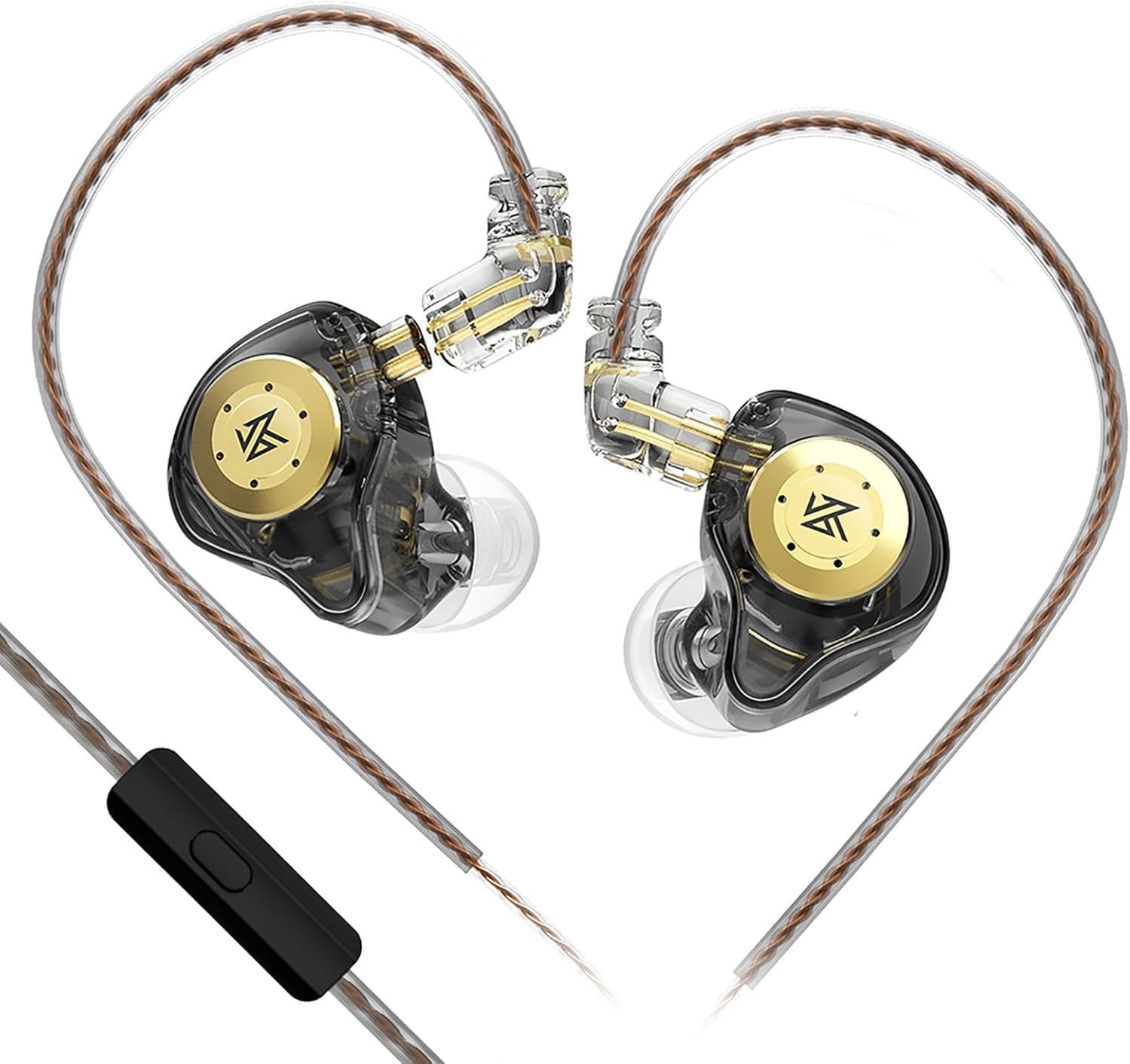 HiFi KZ EDX PRO In-Ear Monitors – Detachable Cable & Deep Bass Experience