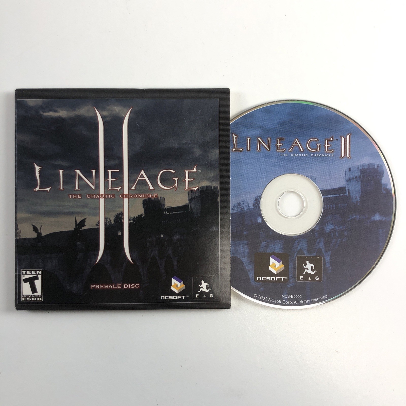 (Rare) Lineage 2 II Chaotic Chronicle PC Game 1 Disc PRESALE One DISC R1 Only