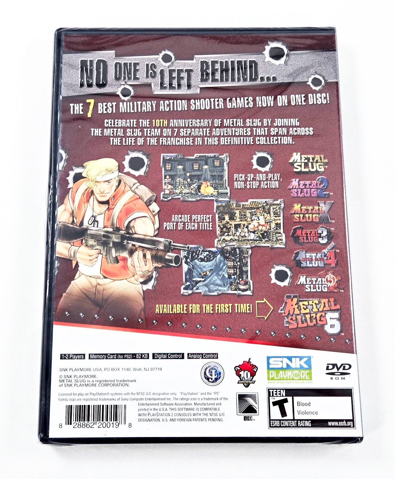 METAL SLUG ANTHOLOGY BRAND NEW SEALED 2007 Authentic Playstation 2 PS2
