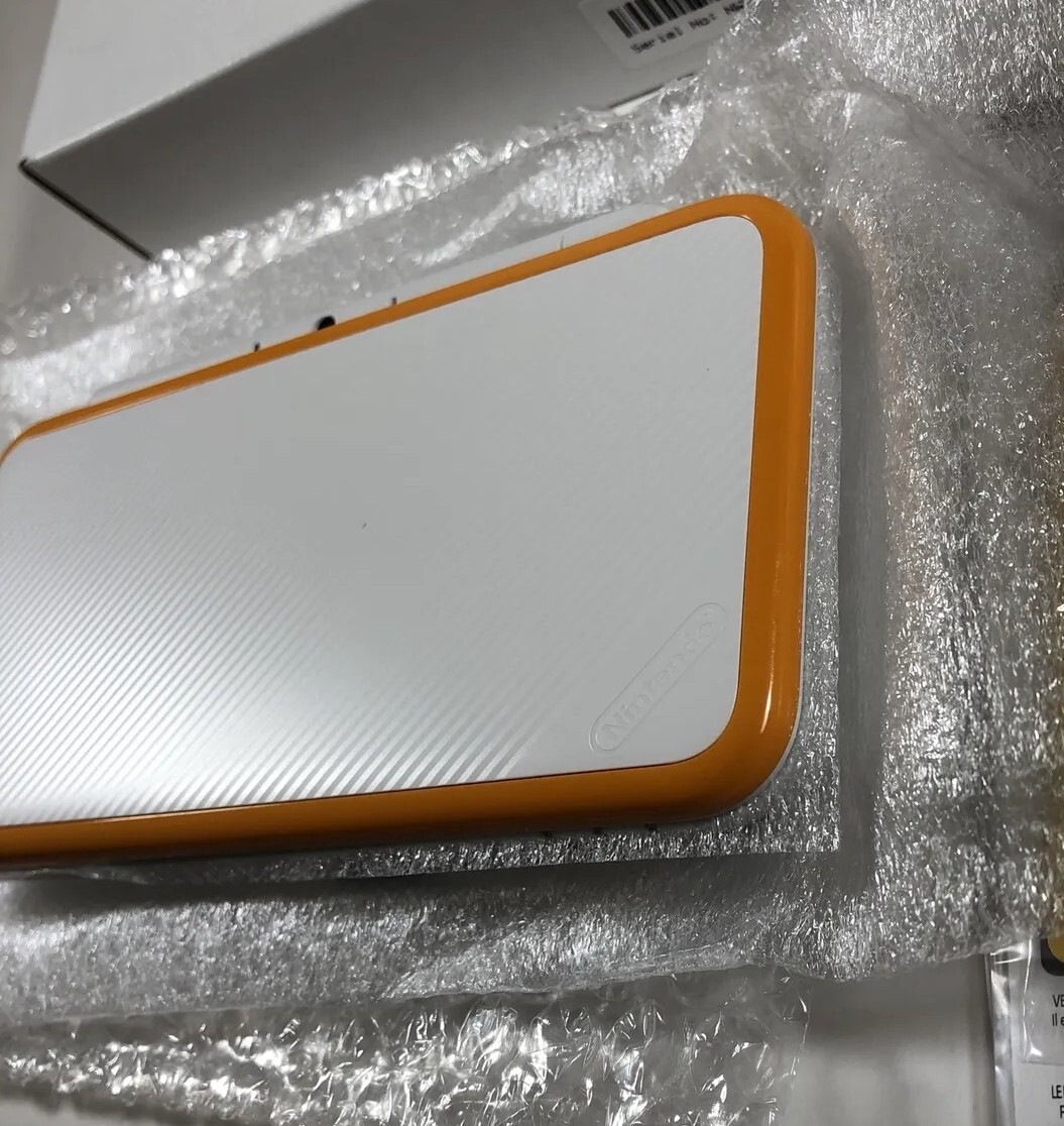 “New” Nintendo 2DS XL Orange/White Handheld System Console – Ships Today!
