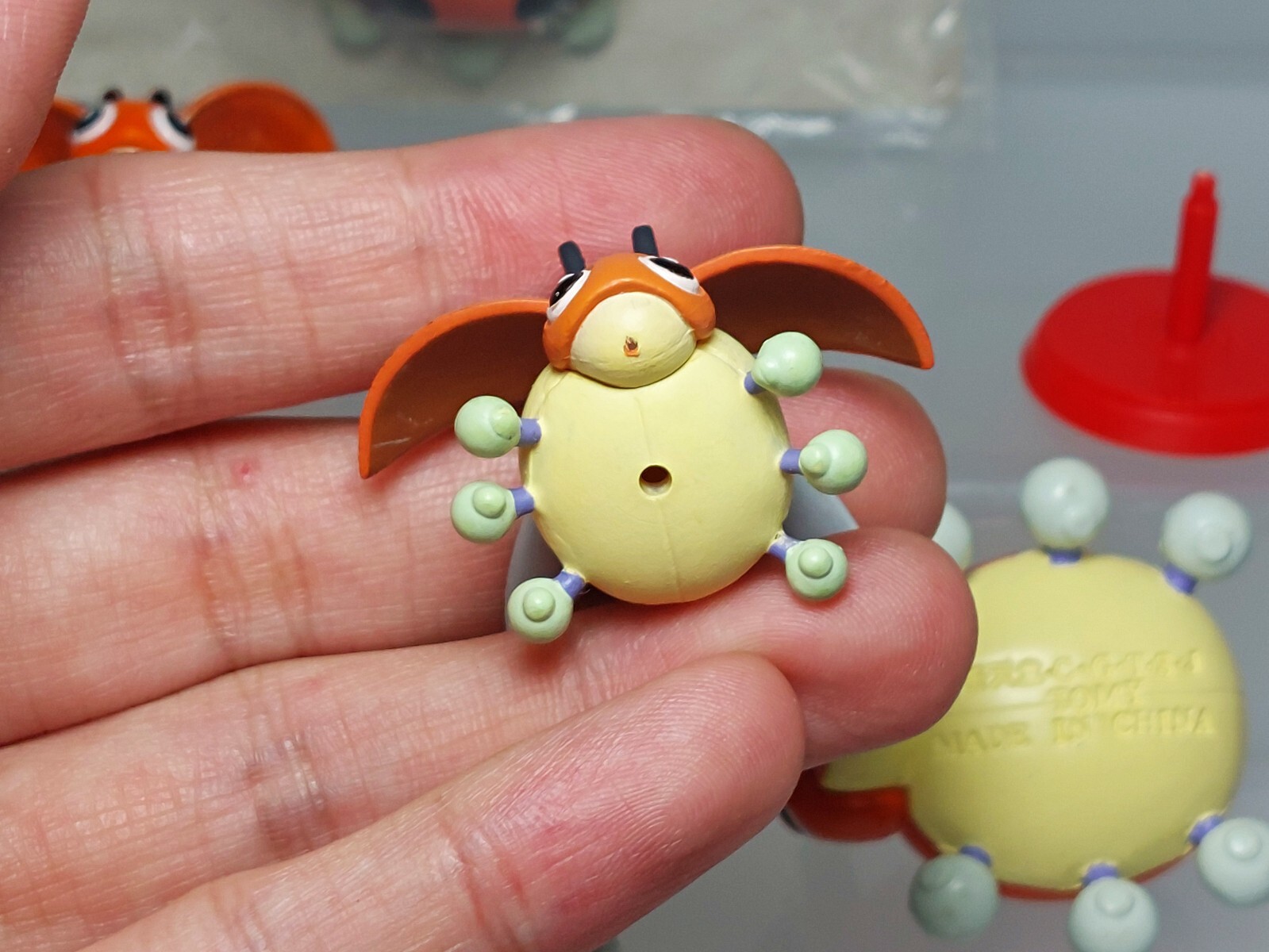 Ledyba Rediba Pokemon Figure Set Tomy Bandai Banpresto Furuta 0.7-1.2in