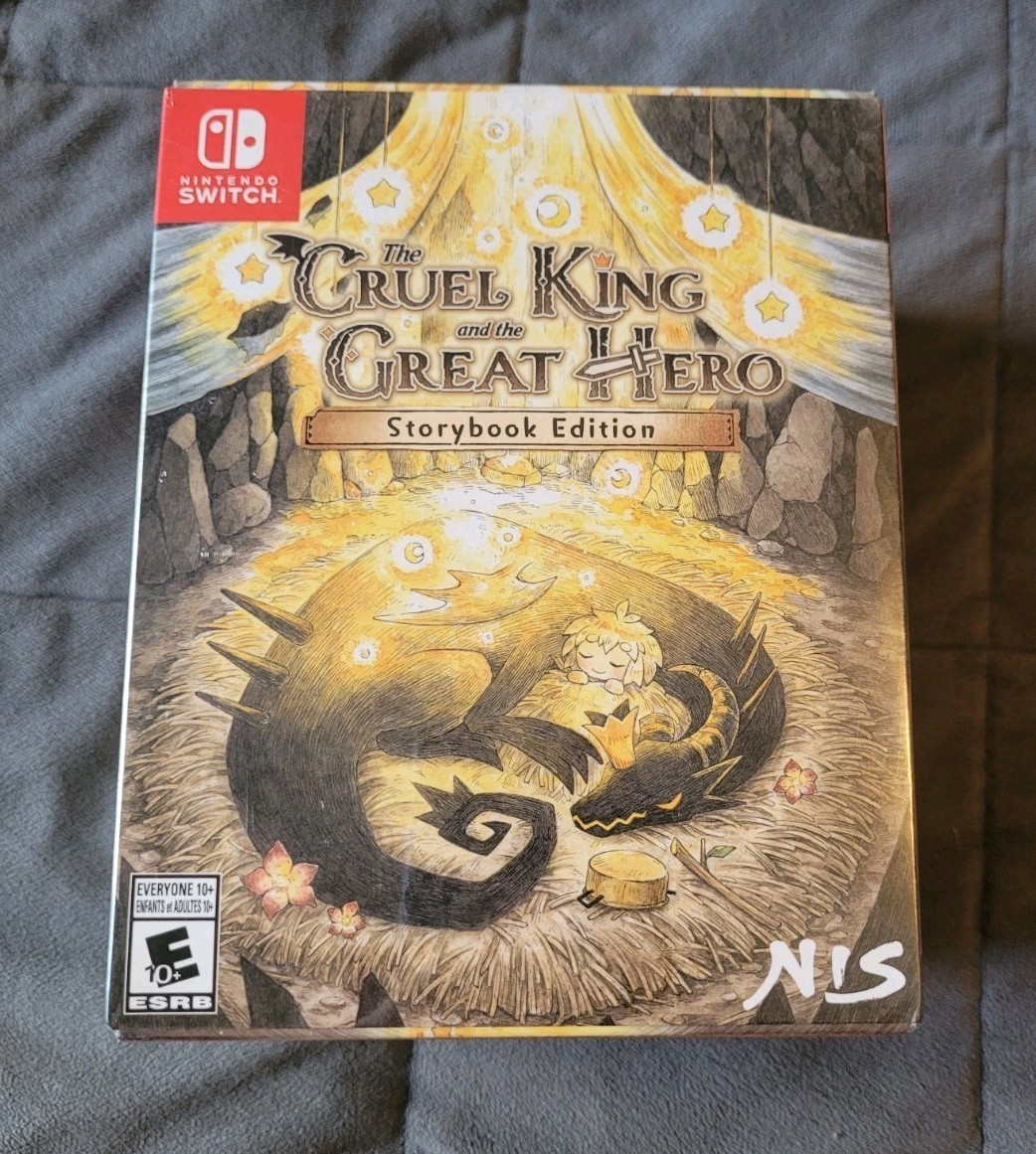 New Sealed The Cruel King and the Great Hero Storybook Edition Nintendo Switch