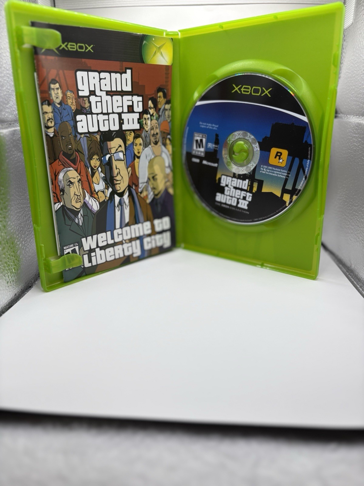 Rockstar Games Grand Theft Auto III Microsoft Xbox Manual Included/Map Included