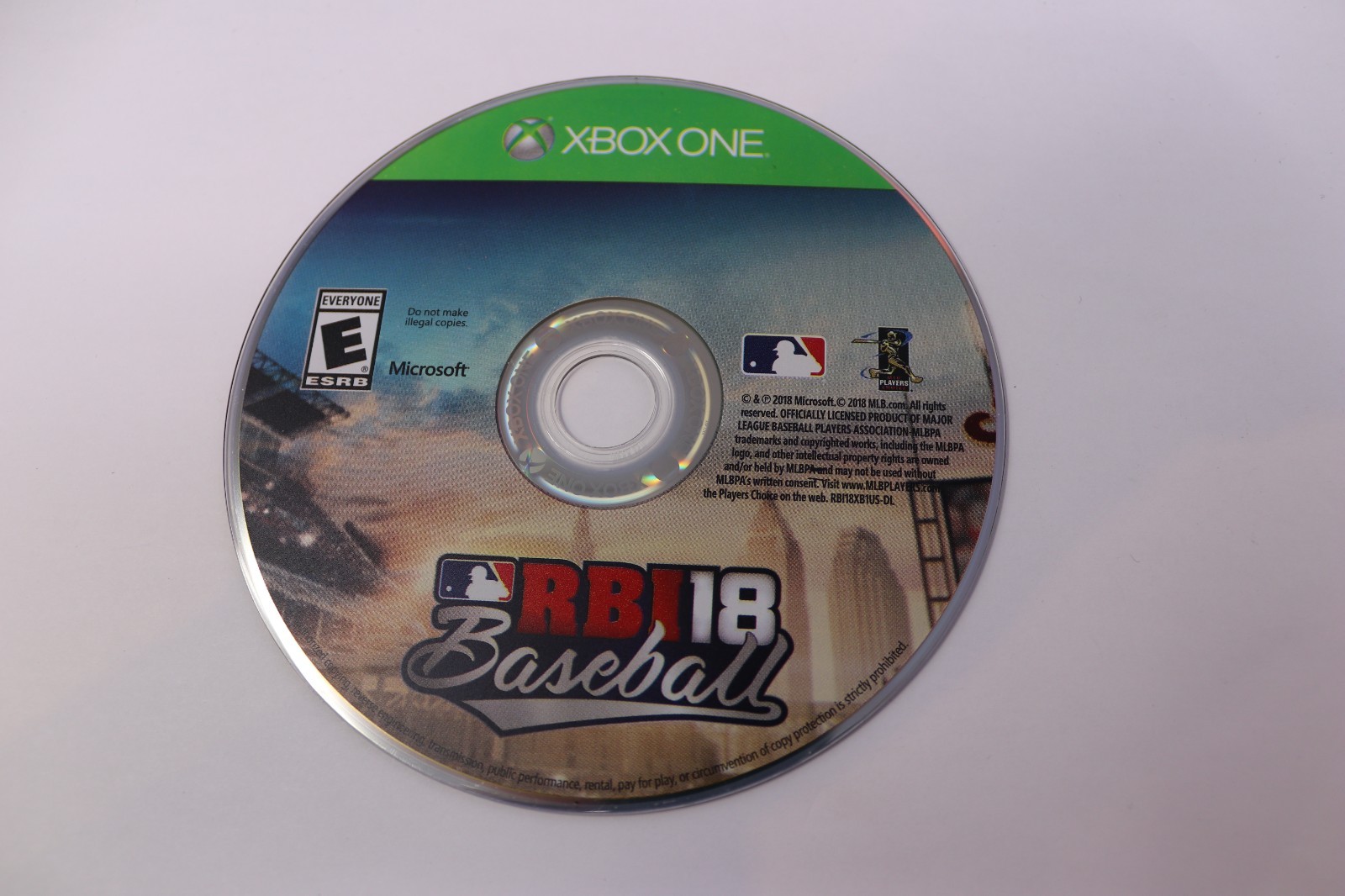 R.B.I. Baseball 18 Xbox One Disc Only Tested
