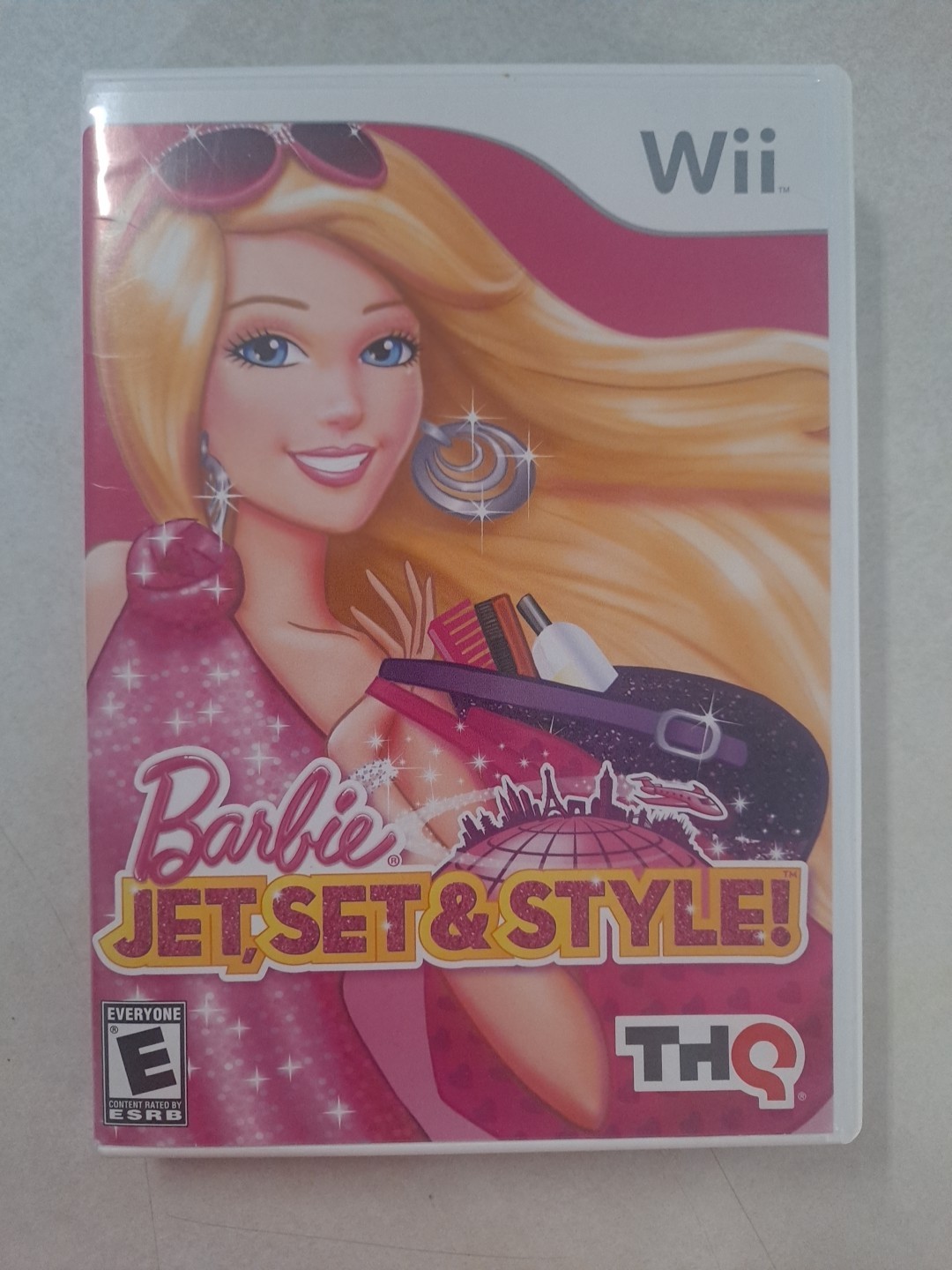 Barbie: Jet, Set & Style (Nintendo Wii, 2011) Missing Manual – May Need Buffed