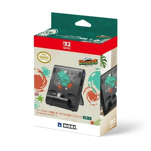 Splatoon Raiders Portable USB Hub Stand 2-Port for Nintendo Switch 2 HORI PSL