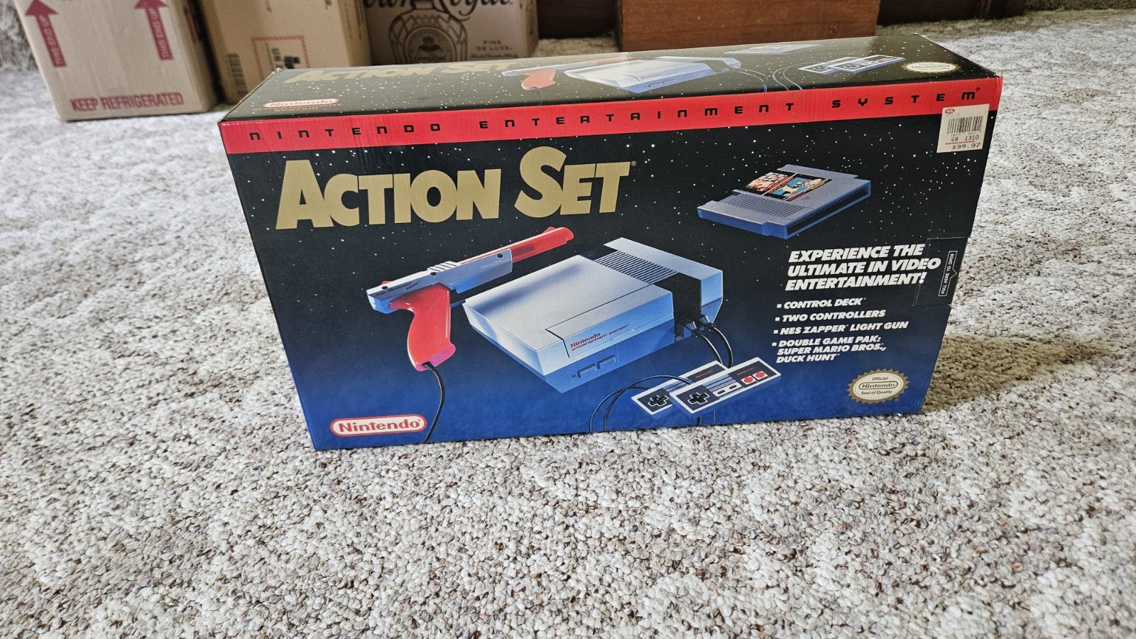 Nintendo NES Action Set Console Mario Duck Hunt