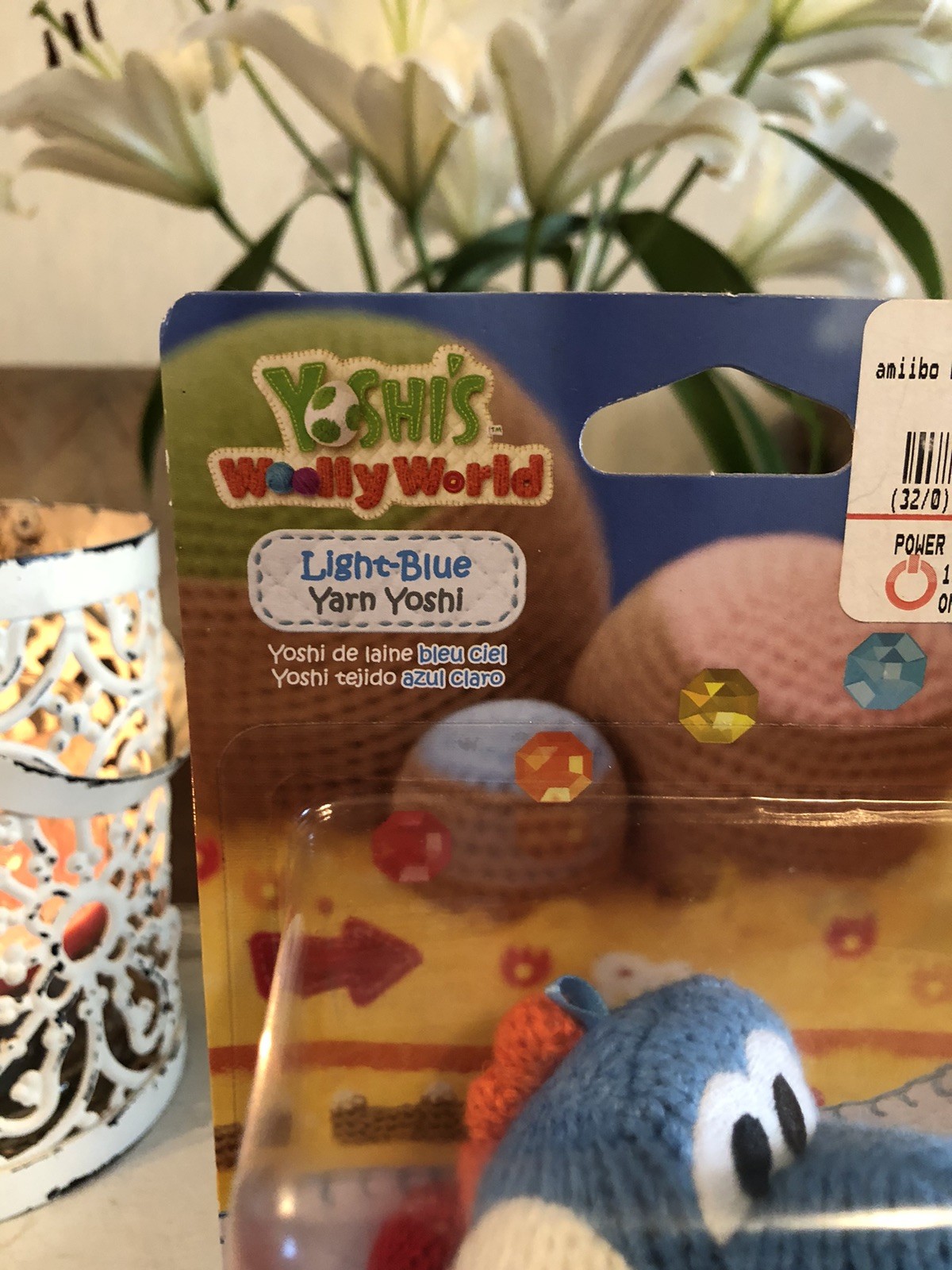 Nintendo Amiibo Light-Blue Yarn Yoshi Wii U & Nintendo 3DS Yoshi’s Wooly World