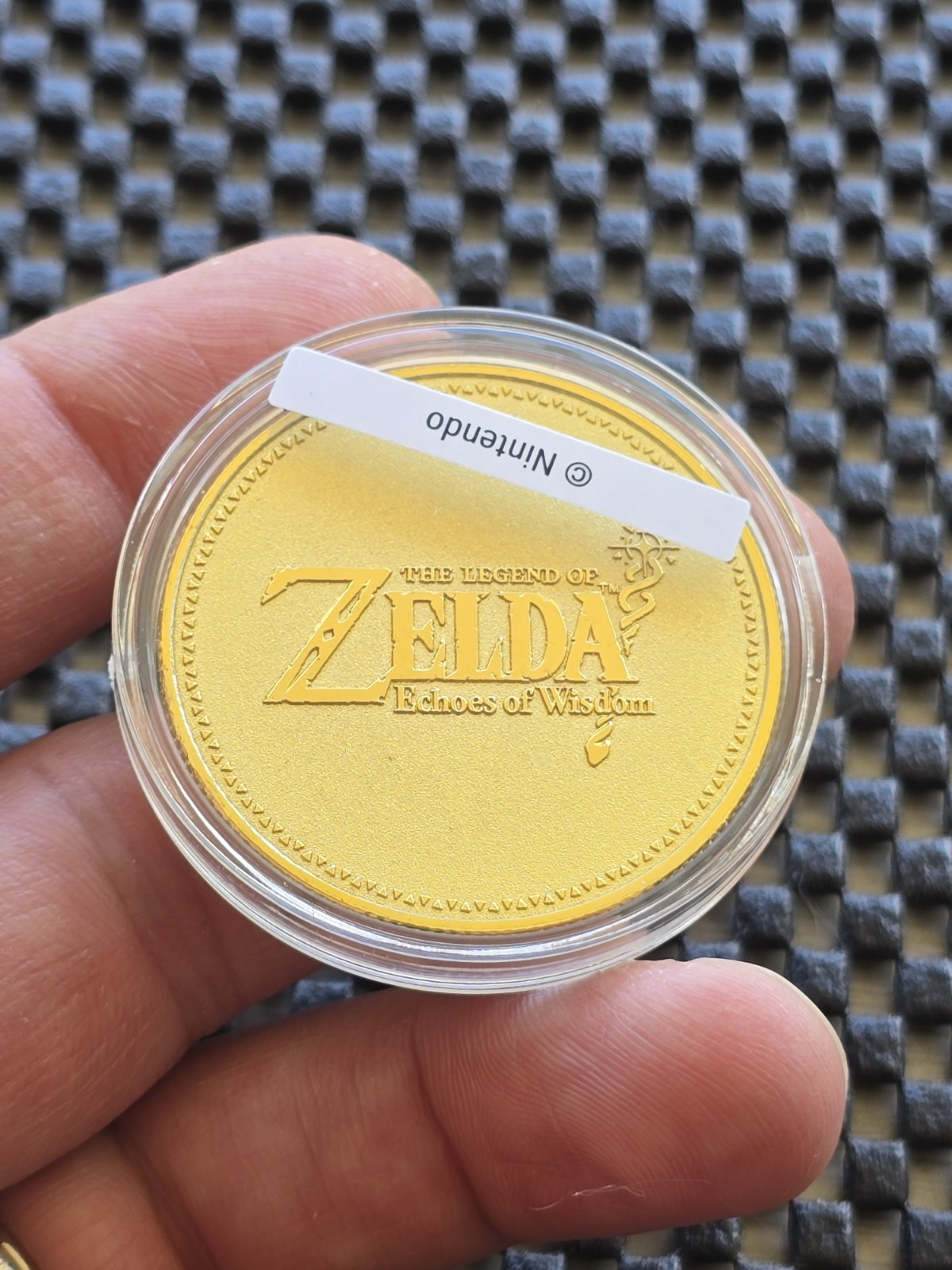 Legend of Zelda Echoes of Wisdom Preorder Bonus Coin Medal Rare Promo SWITCH NES