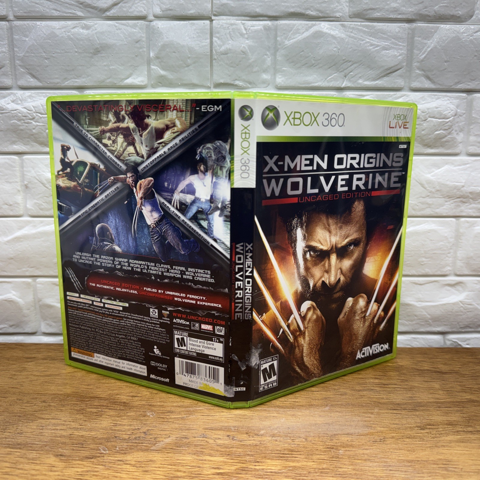 X-Men Origins: Wolverine Uncaged Edition (Xbox 360, 2009) CIB Refurbished