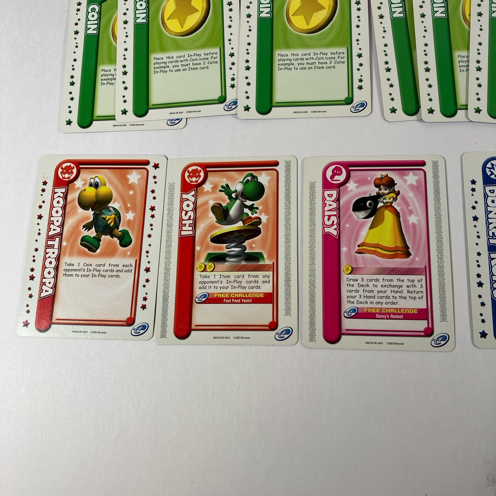 Mario Party e-Reader Card Game Nintendo Game Boy 2003 – 22 Cards Lot – No Box