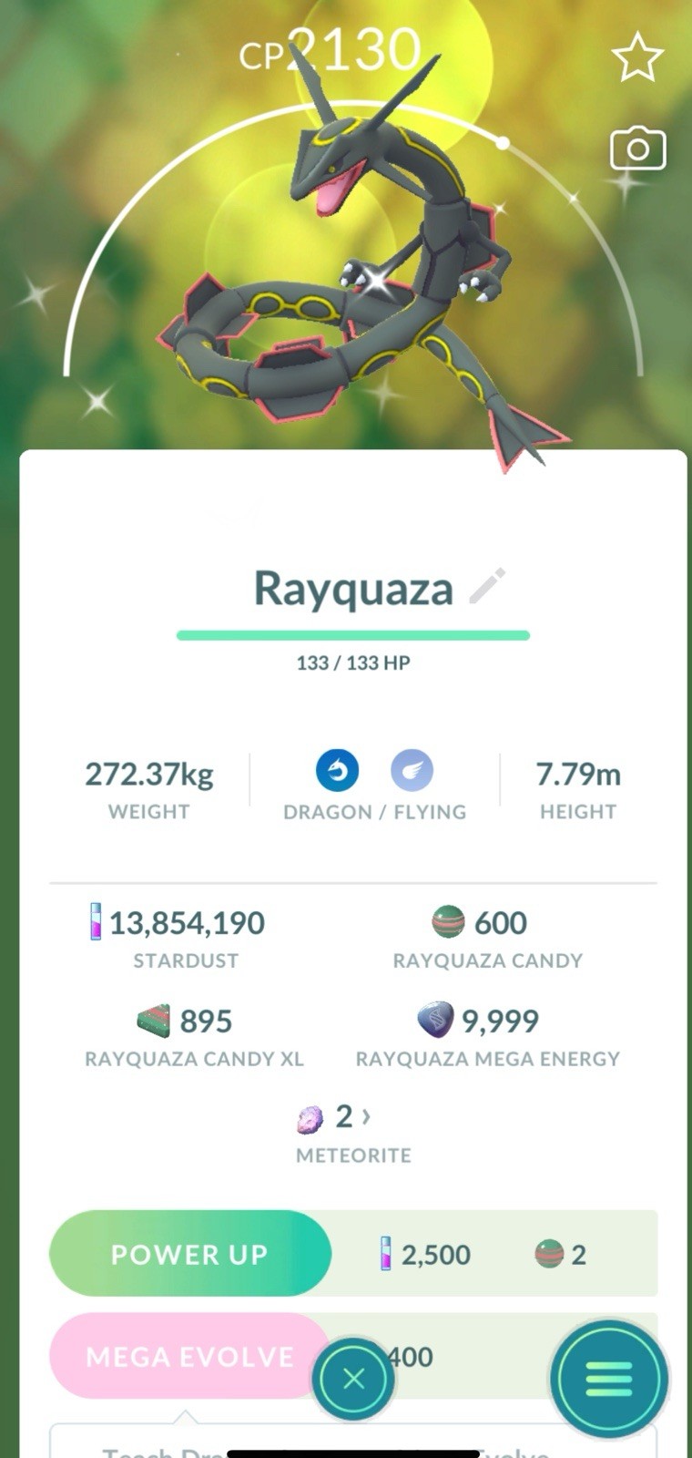 Pokemon Shiny Rayquaza 30 Days Friendship Available Go