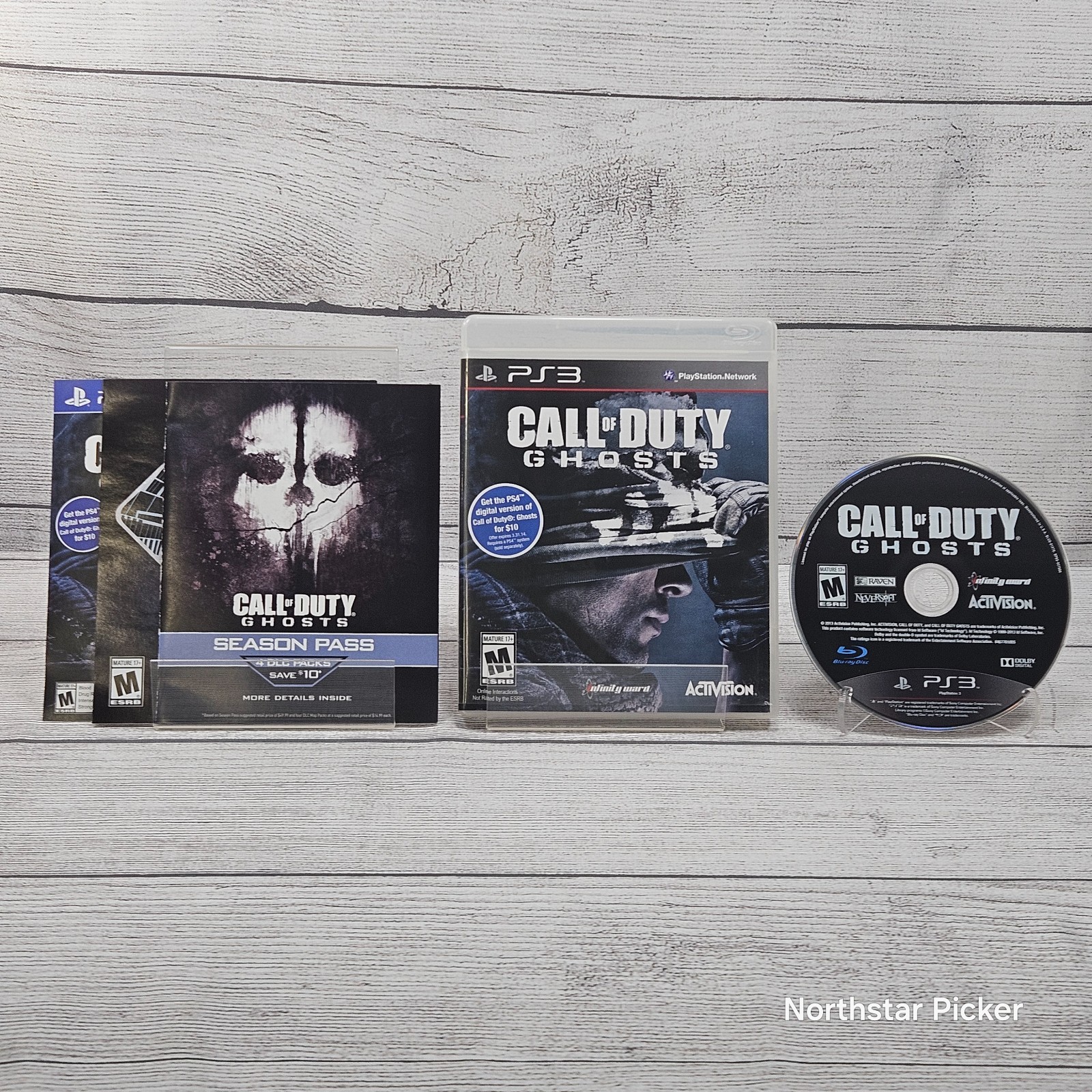 Call of Duty: Ghosts (Playstation 3, 2013) w/ Inserts Complete | CIB | Tested