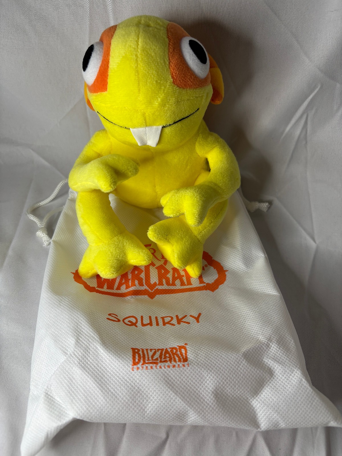 World of Warcraft – Squirky Murloc – Yellow Plush – With Bag & Tag