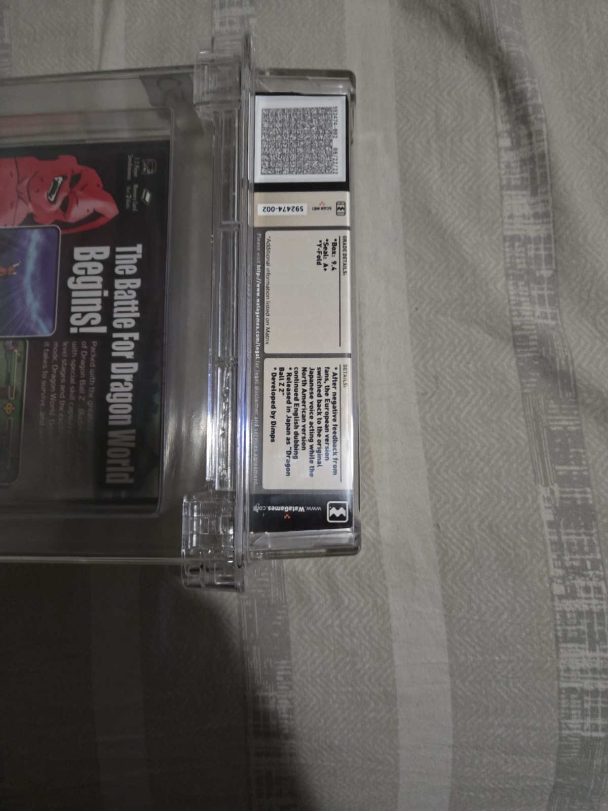 Dragon Ball Z Budokai 2 GameCube Foil Wata 9.4A+