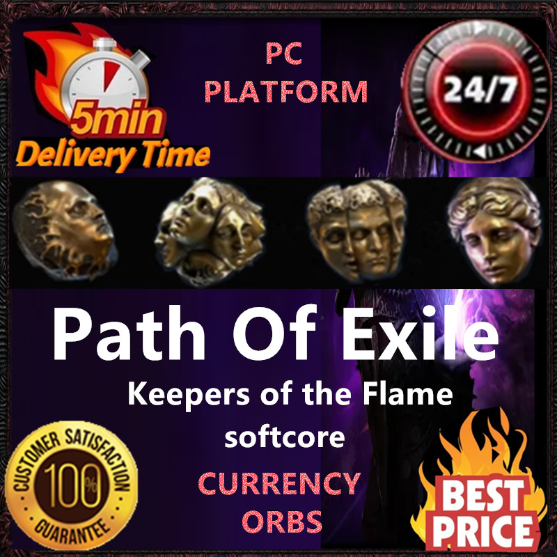 Path Of Exile Keepers of the Flame SC💎Divine Chaos Exalted Orb💎Virtual item