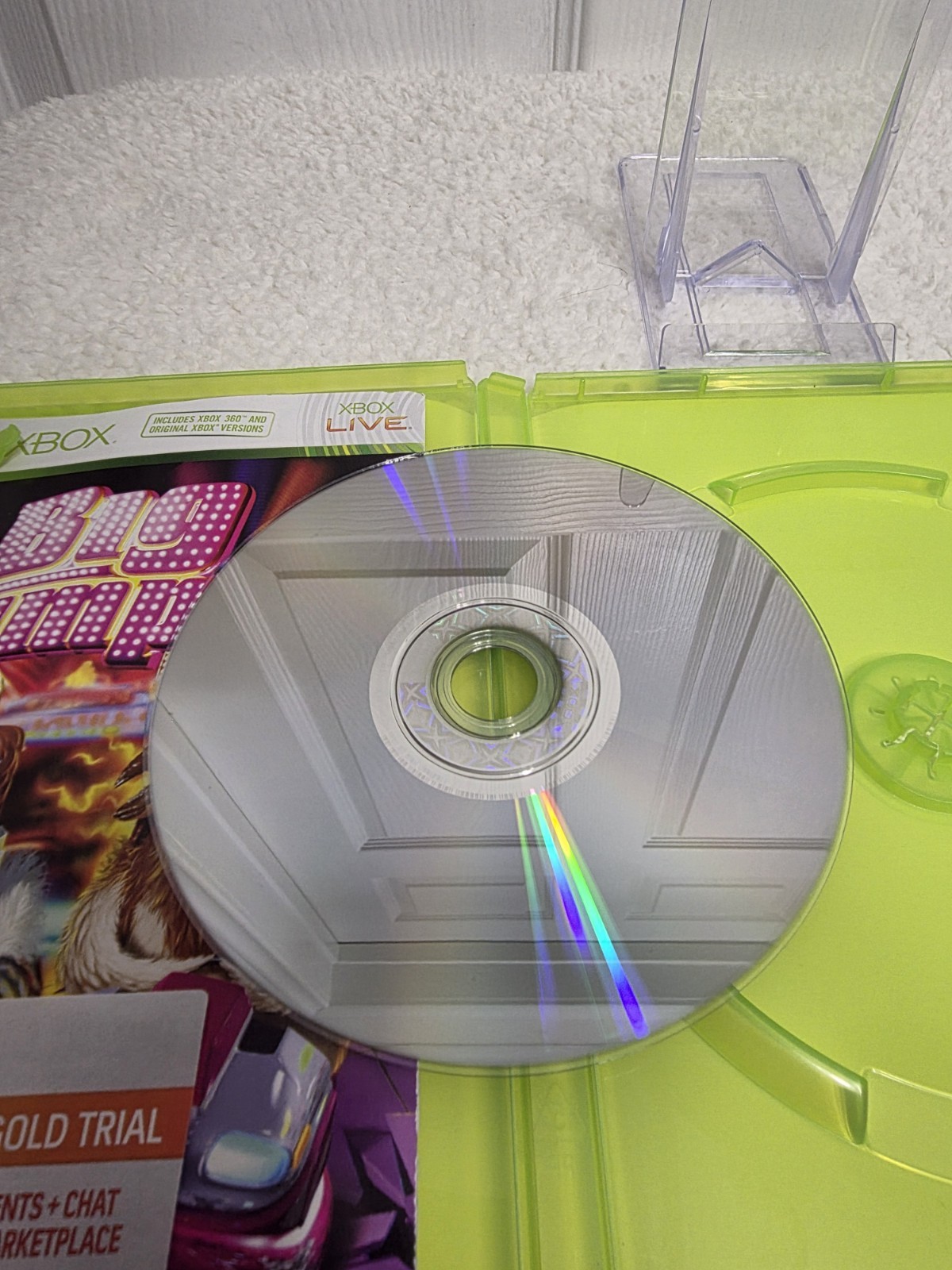Big Bumpin (Microsoft Xbox 360, 2006) Burger King Promo Game CIB TESTED VG Cond.