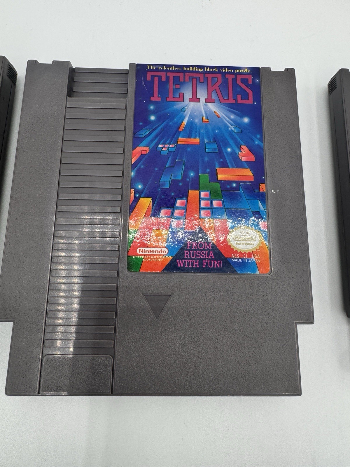 Nintendo NES Lot of 5 Game Cartridges Dr. Mario Tetris Blaster Master Mach Rider