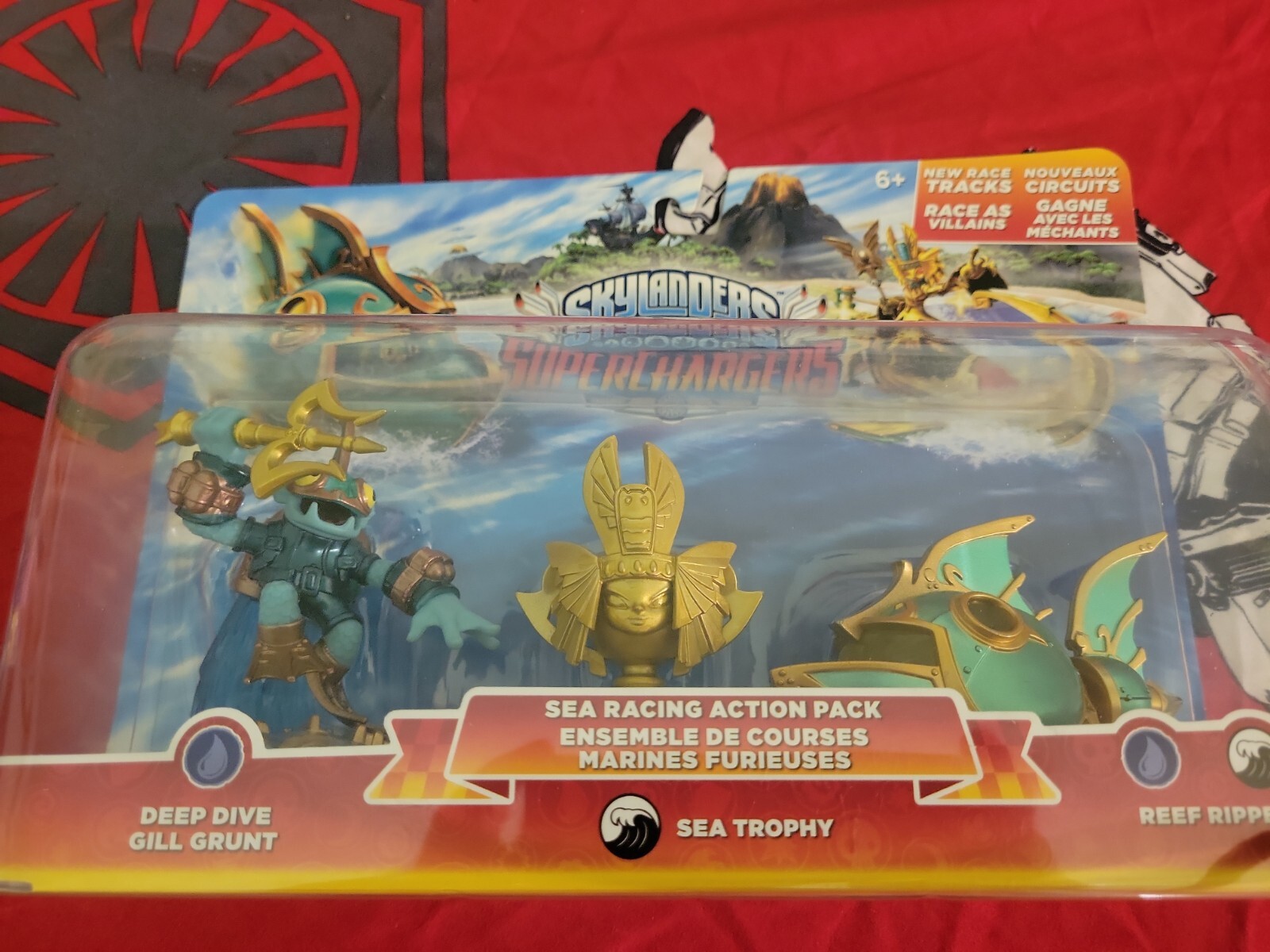Skylanders superchargers Action Pack DEEP DIVE GILL GRUNT, with vehicle