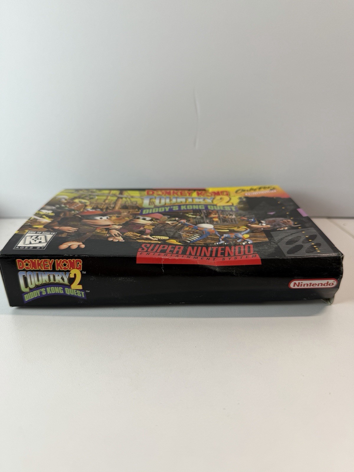 Donkey Kong Country 2 SNES (Diddy’s Kong Quest) Authentic Box & Instructions