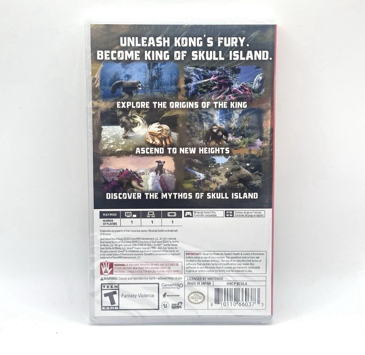 Rise of Kong Skull Island Nintendo Switch Brand New Factory Sealed