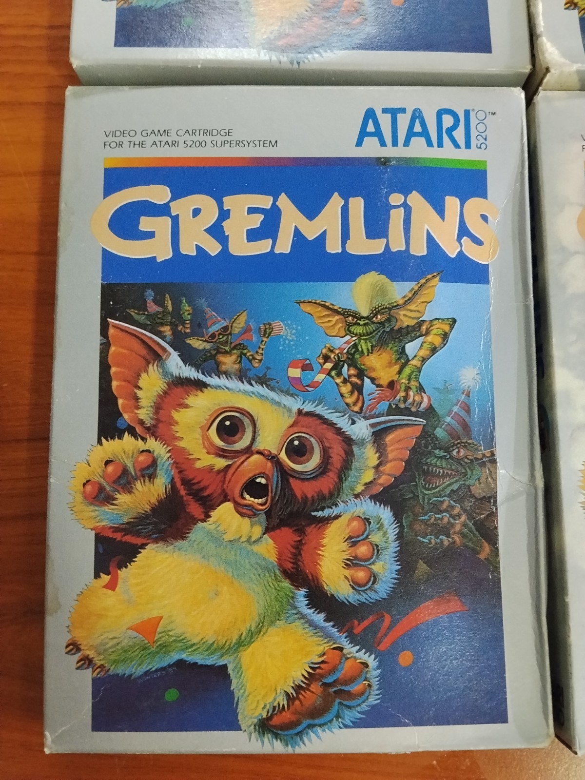Lot 6 Gremlins -Atari 5200 NEW Factory SEALED original box New Old Stock NOS