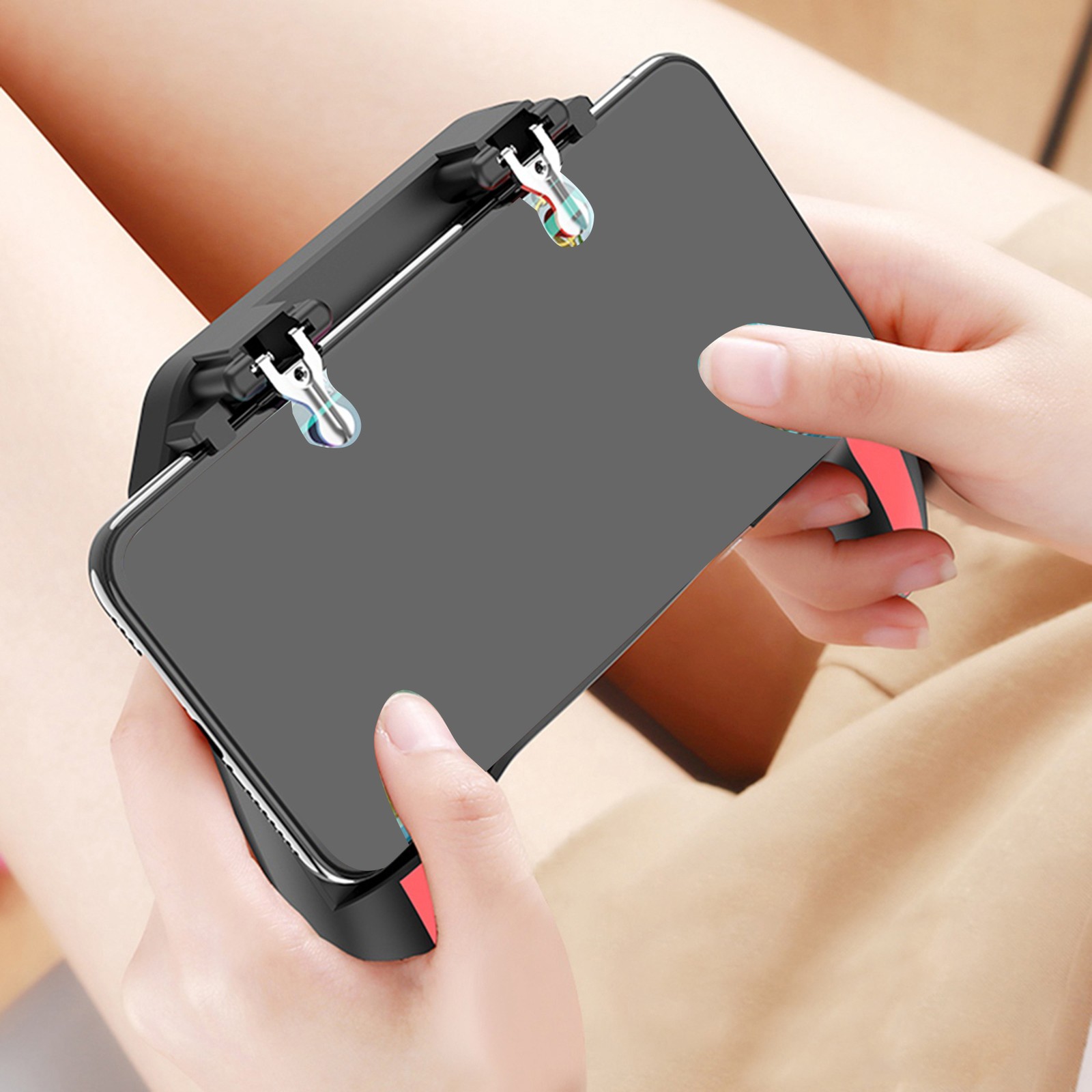 Dual Cooling Fans Mobile Phone Game Controller Gamepad With 5000mAh Battery ZAIK