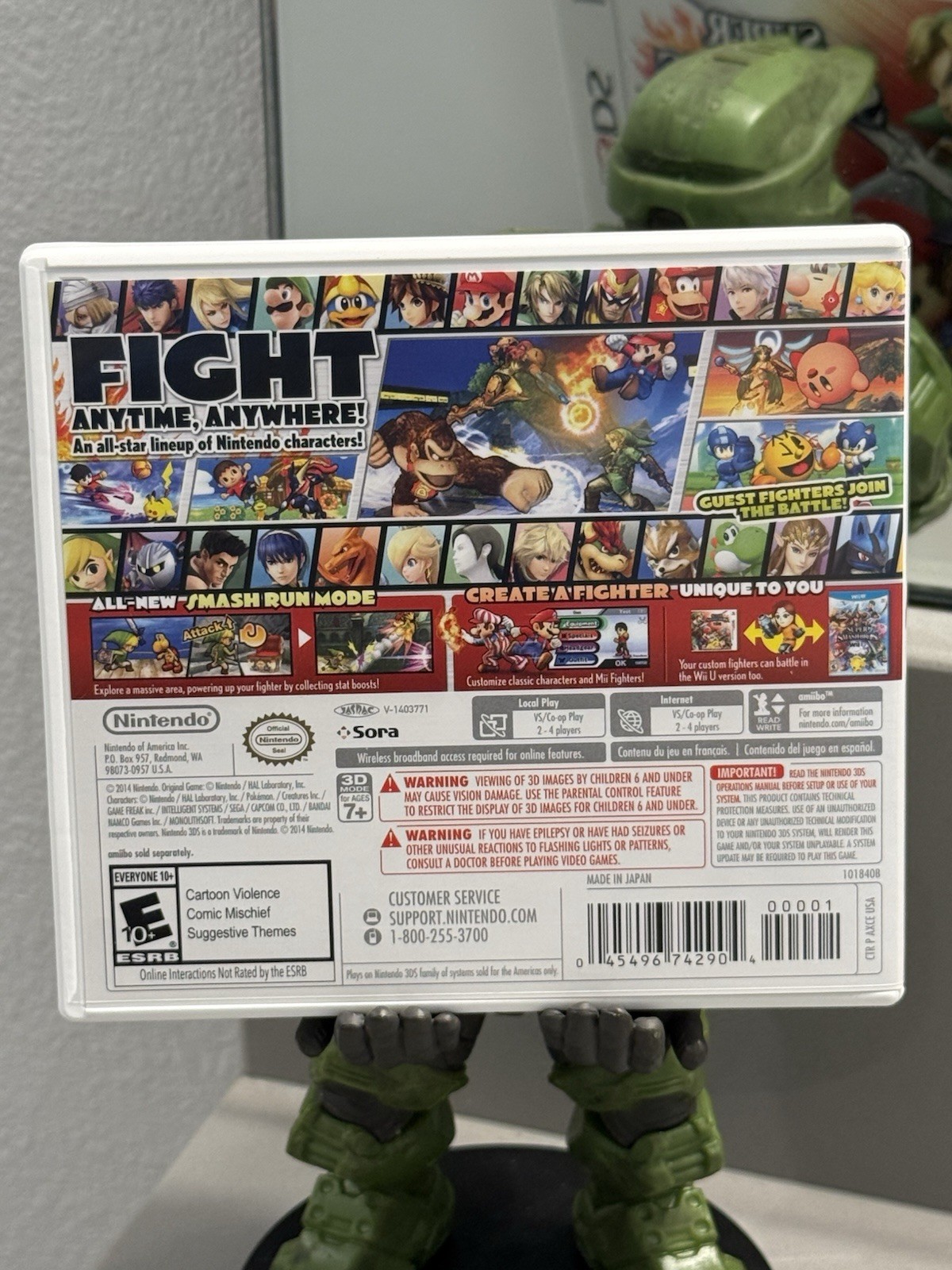 Super Smash Bros (Nintendo 3DS, 2014) CIB Complete w/ Case & Manual TESTED