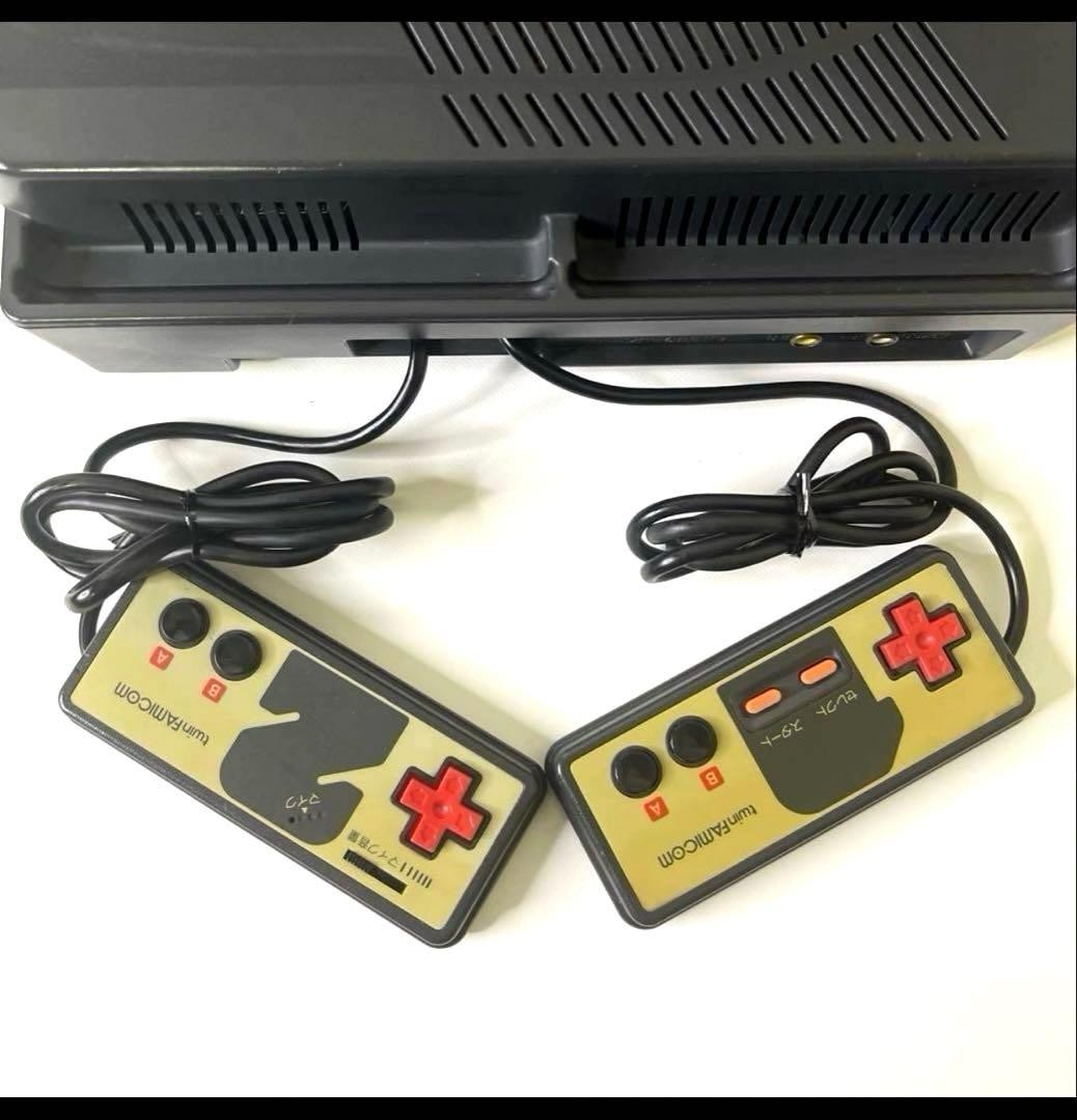 Sharp Twin Famicom Console AN-500B [Belt Replaced / Tested] Console Only Japan