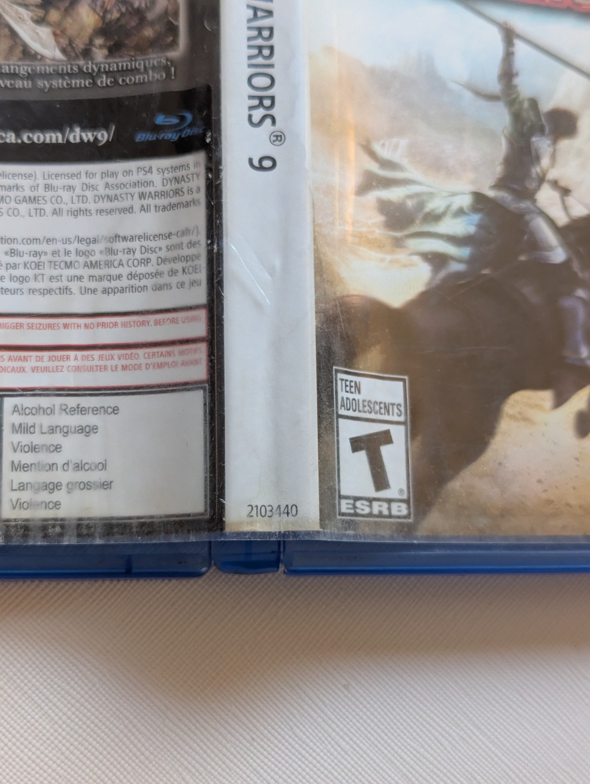 Dynasty Warriors 9 (Sony PlayStation 4 PS4, 2018) Damaged Artwork – Tested