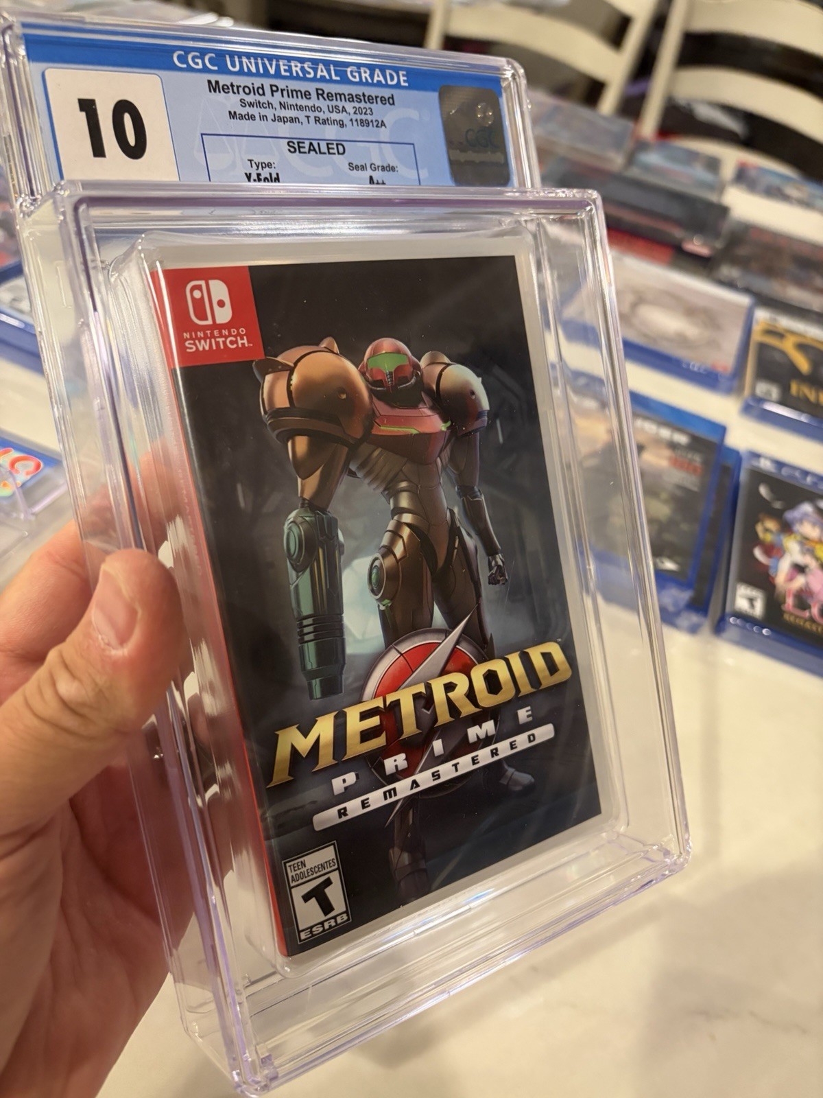 Metroid Prime Remastered Switch 2023 Graded CGC 10 A++ HEAVY ALERT 🚨