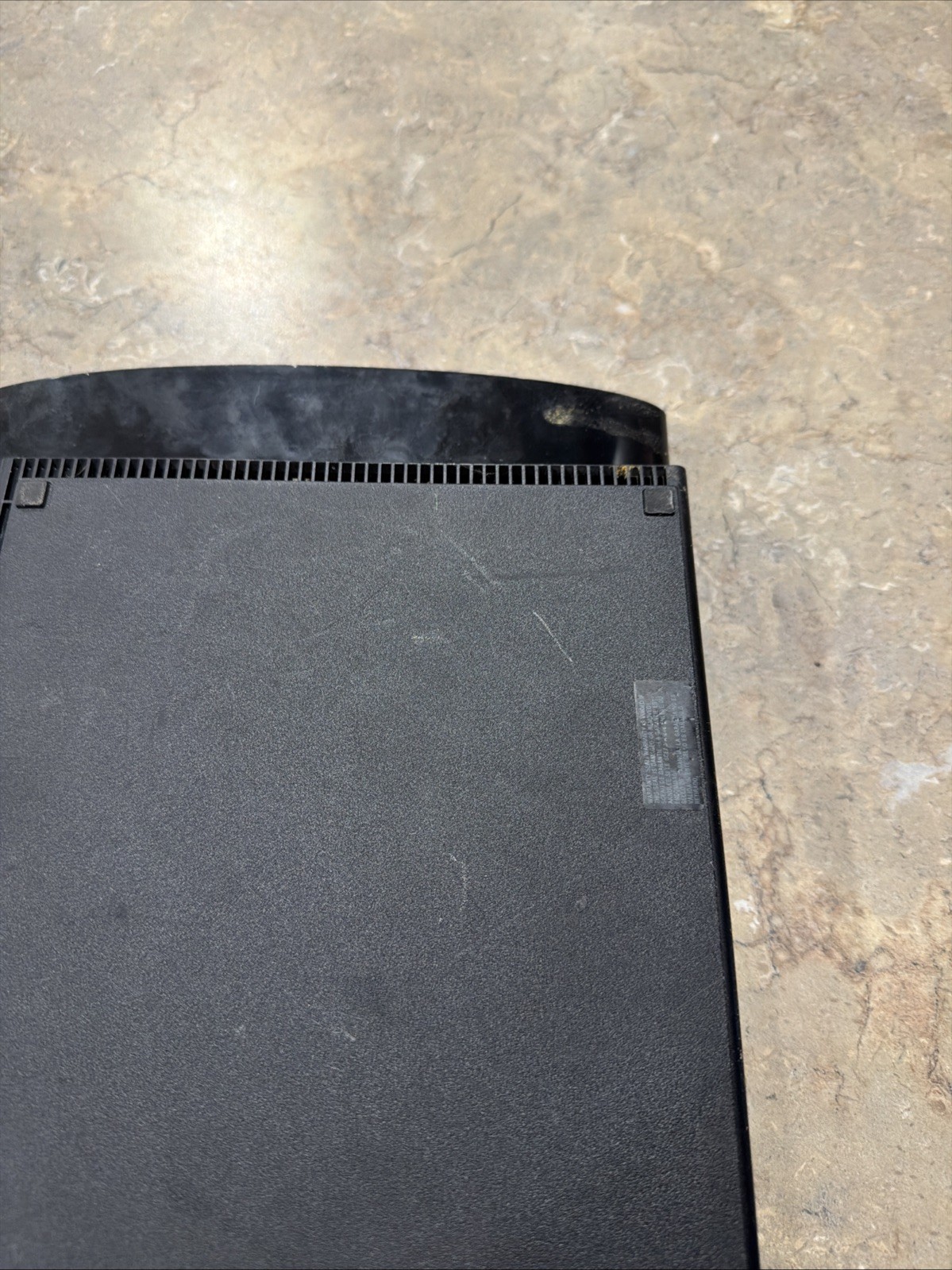 Sony PlayStation 3 PS3 Super Slim Black Console CECH-4001B Untested