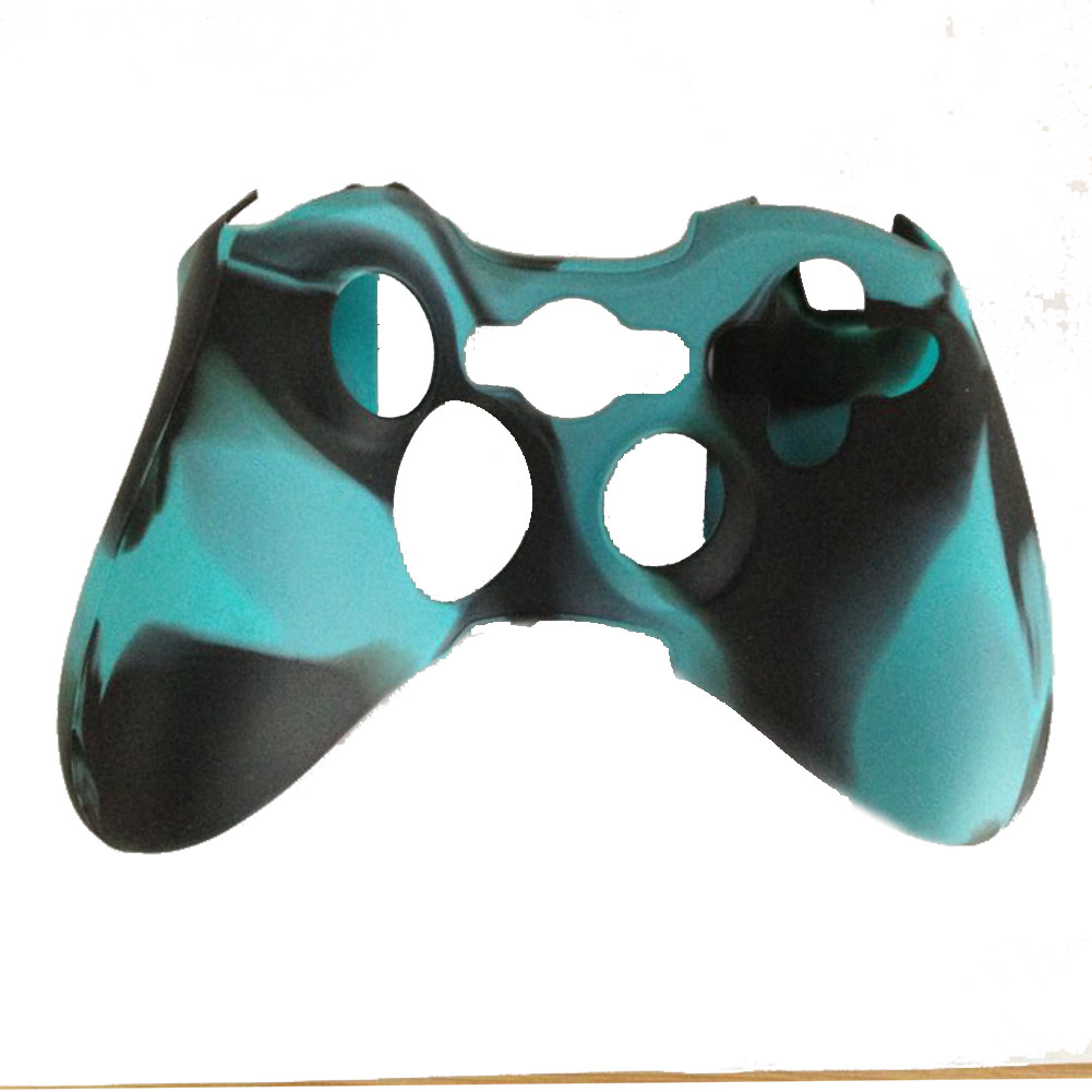 2X Rubber Skin Silicone Gel Protective Cover For Microsoft Xbox 360 Controller