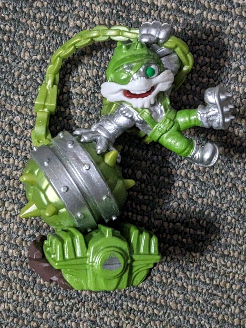 Skylanders Superchargers STEEL PLATED SMASH HIT Green Game Figure