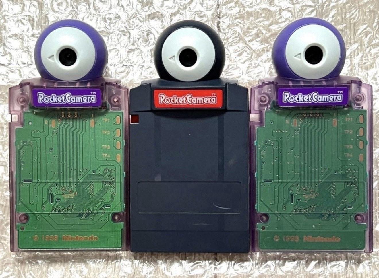 GB Game Boy Pocket Camera Body Clear Purple Red 3 units