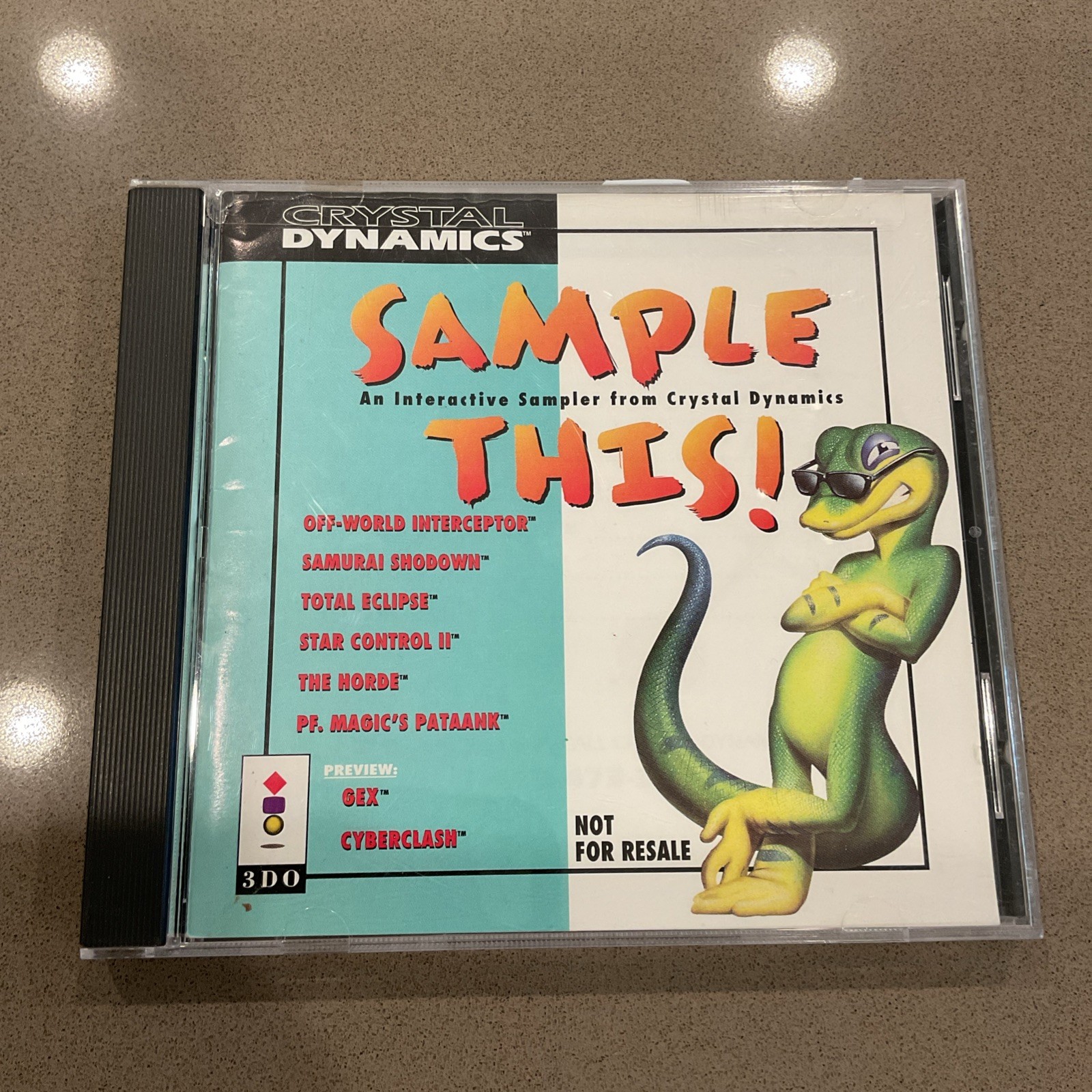 Sample This! Interactive Sampler From Crystal Dynamics Panasonic 3DO Demo Disc