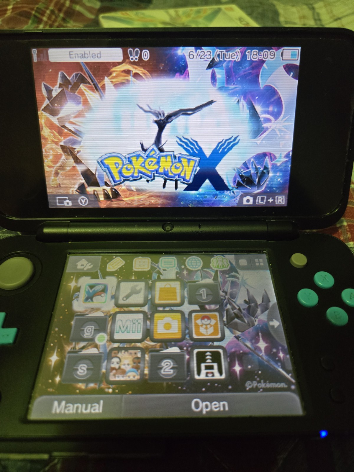 Nintendo Pokémon X Nintendo 3DS w/ Case & Manual Included (2013) PRE-OWNED