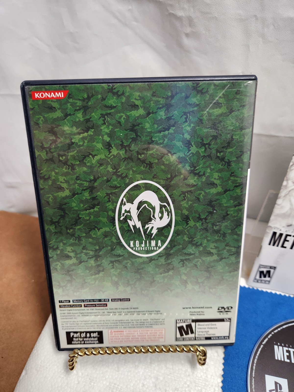Box Set Metal Gear Solid: The Essential Collection – Sony PlayStation 1&2 Mint
