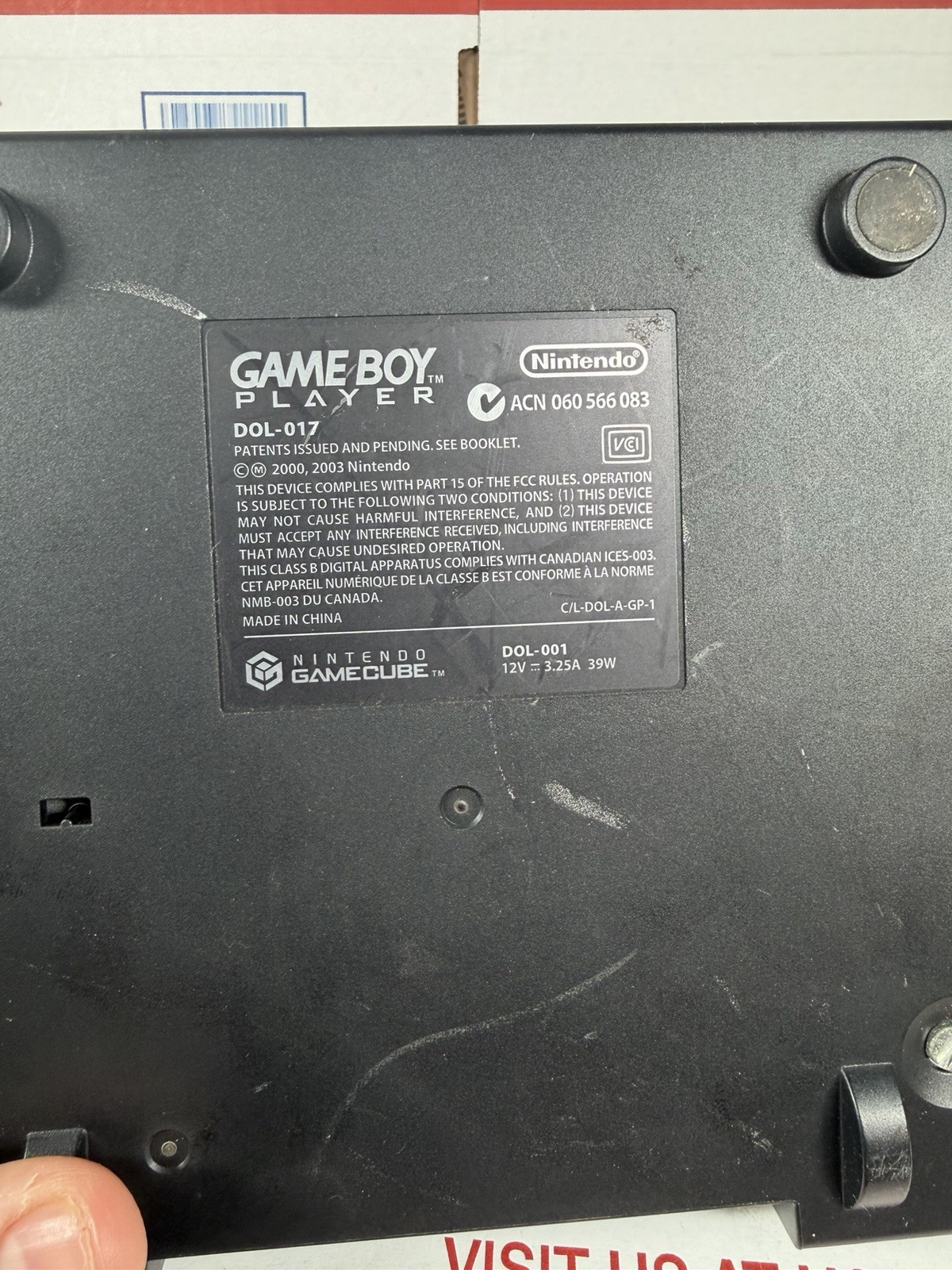 Nintendo Game Boy Adaptor – Black (DOL017)