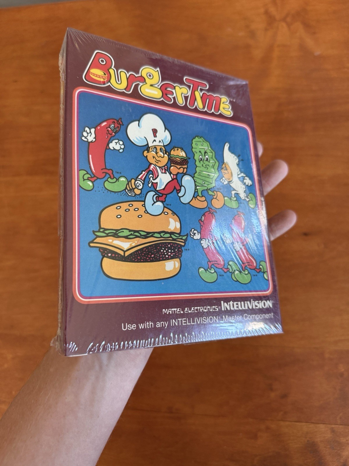 BurgerTime (Intellivision, 1983) BRAND NEW Factory Sealed – Excellent Condition