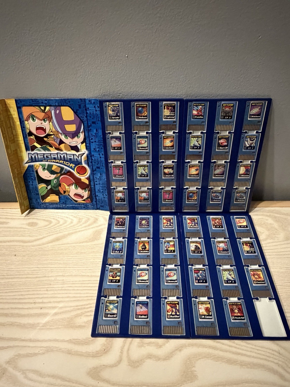 Mega Man NT Warrior Battle Chips w/ Battle Chip Case, Battle Network