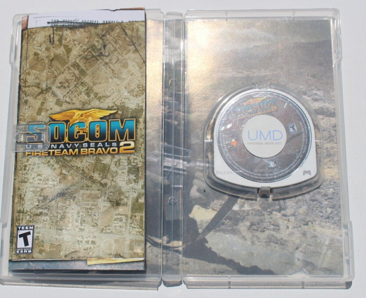 SOCOM: U.S. Navy SEALs — Fireteam Bravo 2 (Sony PSP, 2006) COMPLETE