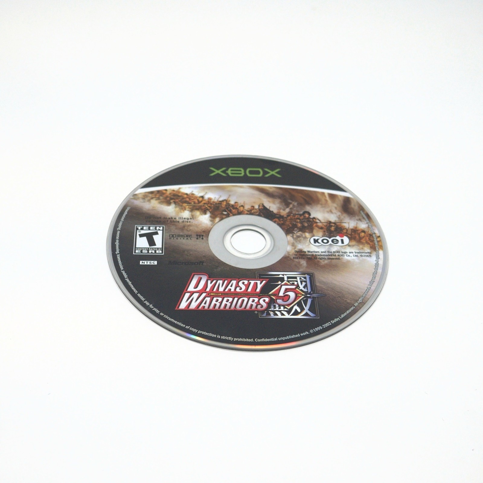 Dynasty Warriors 5 – CIB – Very Good Condition – Tested – Xbox